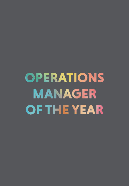 Operations Manager Of The Year