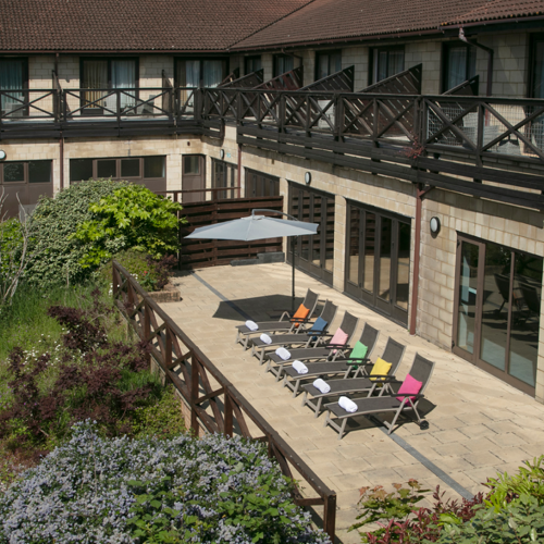 <p>Outdoor Spa Loungers</p>
<p>Hampshire Court, Hampshire</p>