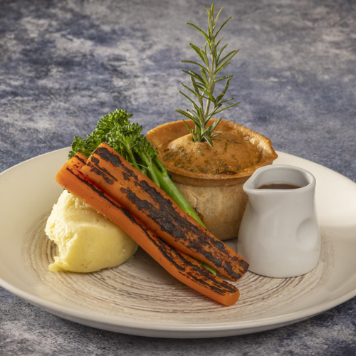 <p>LAMB & ROSEMARY PIE</p>